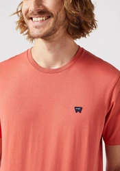 Wrangler Kurzarmshirt mit Logostickerei 