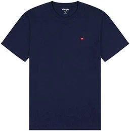 Kurzarmshirt mit Logostickerei auf der Brust