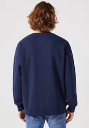 Wrangler Sweatshirt LOGO CREW Dunkelblau