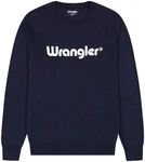 Wrangler Sweatshirt LOGO CREW Dunkelblau
