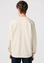 Wrangler Sweatshirt LOGO CREW Braun/Grau/Khaki/Weiß/Gelb