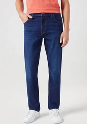 Wrangler Jeans TEXAS SLIM Dunkelblau/Blau/Hellblau