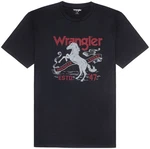 Wrangler T-Shirt AMERICANA Blau/Hellblau/Schwarz/Braun/Dunkelblau