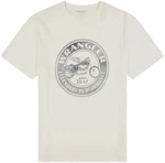 Wrangler T-Shirt AMERICANA TEE Khaki/Weiß/Beige/Creme