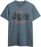 Superdry Print-Shirt SD-VL DUO TEE Mit Cracked Print 
