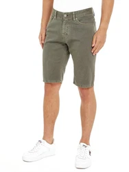 Tommy Jeans Shorts TJM RYAN GARMENT DYE SHORT Dunkelgrün/Khaki
