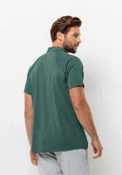 Jack Wolfskin Poloshirt PRELIGHT CHILL POLO M Grün/Dunkelgrün/Türkis
