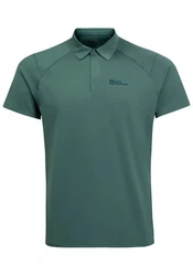 Jack Wolfskin Poloshirt PRELIGHT CHILL POLO M Grün/Dunkelgrün/Türkis