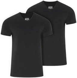 V-Shirt American T-Shirt (2er Pack) lockere Passform