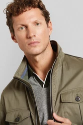 bugatti Blouson Dunkelgrün/Khaki
