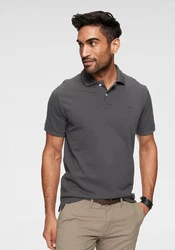 TOM TAILOR Poloshirt Basic Dunkelgrau/Hellgrau/Grau