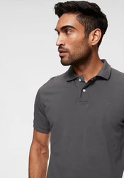 TOM TAILOR Poloshirt Basic Dunkelgrau/Hellgrau/Grau