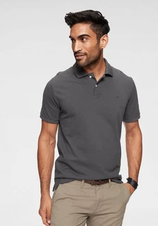 TOM TAILOR Poloshirt Basic Dunkelgrau/Hellgrau/Grau