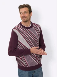 Sieh an! Strickpullover Rundhals-Pullover
