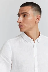 Casual Friday Langarmhemd CFAnton Shirt Weiß/Creme