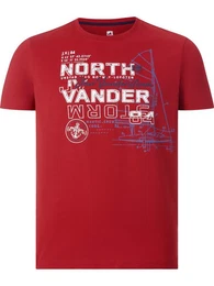 T-Shirt FRIMANN mit maritimen Druck