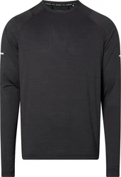 Energetics Langarmshirt He.-Langarmshirt Ailo LS M MELANGE/SCHWARZ/SCHWARZ