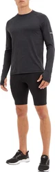 Energetics Langarmshirt He.-Langarmshirt Ailo LS M MELANGE/SCHWARZ/SCHWARZ