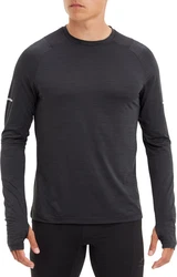 Energetics Langarmshirt He.-Langarmshirt Ailo LS M MELANGE/SCHWARZ/SCHWARZ