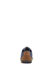TOM TAILOR Sneaker zum Binden Sneaker Dunkelblau/Hellblau