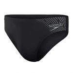 Speedo Badeshorts Medley Logo 7 cm Brief Herren Badehose SCHWARZ/GRAU
