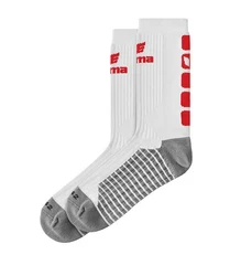 Erima Sportsocken 5-C Socken Weiß/Dunkelrot/Rot/Grau