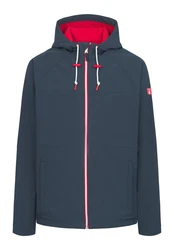 Derbe Softshelljacke Isleby marine/rot/wei