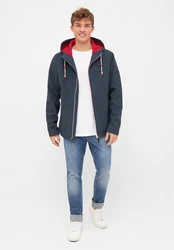 Derbe Softshelljacke Isleby marine/rot/wei