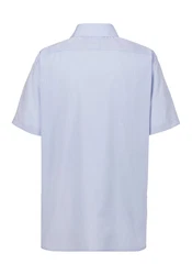 OLYMP Kurzarmhemd Luxor modern fit Blau/Hellblau/Grau