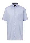 OLYMP Kurzarmhemd Luxor modern fit Blau/Hellblau/Grau