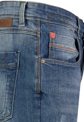 SUBLEVEL Bermudas Herren Jeans Short Blau/Hellblau/Pastell/Dunkelblau