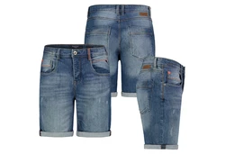 SUBLEVEL Bermudas Herren Jeans Short Blau/Hellblau/Pastell/Dunkelblau