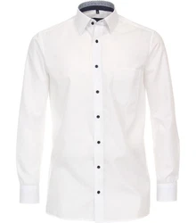 VENTI Unterhemd Regular Fit Weiß/Creme/Dunkelblau