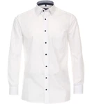 VENTI Unterhemd Regular Fit Weiß/Creme/Dunkelblau VENTI Unterhemd Regular Fit Weiß/Creme/Dunkelblau