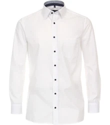 VENTI Unterhemd Regular Fit Weiß/Creme/Dunkelblau