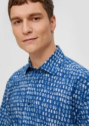 s.Oliver Kurzarmhemd Blau