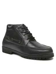 Schnrschuhe MI07-B261-B97-02 Black Schnrboots