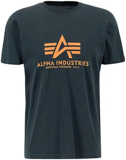 ALPHA INDUSTRIES T-Shirt Hellblau/Dunkelgrün/Dunkelblau/Blau