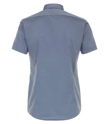 VENTI Businesshemd Kurzarm uni Blau/Grau/Dunkelblau/Hellblau