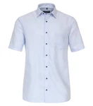 CASAMODA Businesshemd Kurzarm Hellblau/Blau