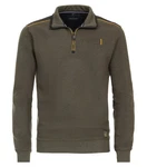CASAMODA Sweatshirt uni Dunkelgrün/Khaki