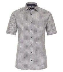 CASAMODA Businesshemd Kurzarm Print 