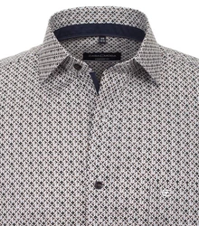 CASAMODA Businesshemd Kurzarm Print 
