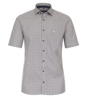 CASAMODA Businesshemd Kurzarm Print CASAMODA Businesshemd Kurzarm Print