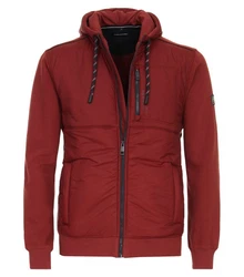 CASAMODA Sweatjacke mit Kapuze uni