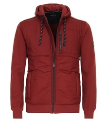 CASAMODA Sweatjacke mit Kapuze uni