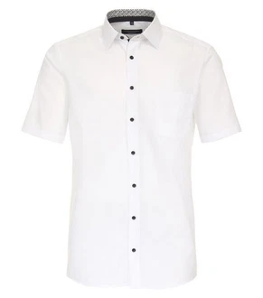 CASAMODA Kurzarm Businesshemd (834079700) Weiß/Creme
