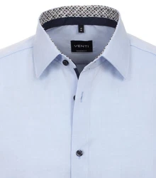 VENTI Businesshemd Kurzarm (634079400) Hellblau/Blau