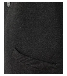 CASAMODA Strickweste uni Dunkelgrau/Grau/Schwarz