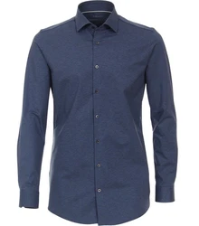 VENTI Businesshemd uni Dunkelblau/Blau/Hellblau